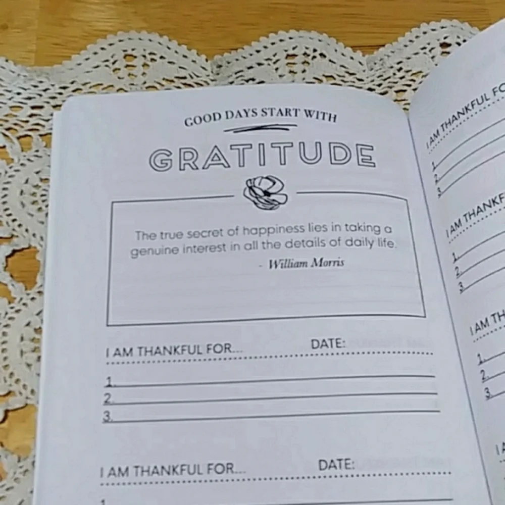 Gratitude Journal, Self-Reflection, Mental Health Journal, floral covers